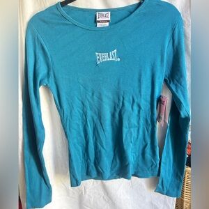 Everlast Women's Teal Ribbed Top
